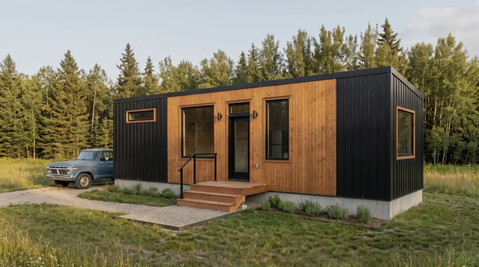 MODERN 1 Bedroom 11.5′ × 36′ exterior